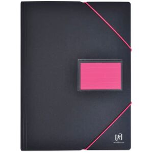 Oxford A4 200 View/100 Pockets Polypropylene Two Tone Black Pink Document Folder Oxford A4 200 View/100 Pockets Polypropylene Two Tone Black Pink Document Folder