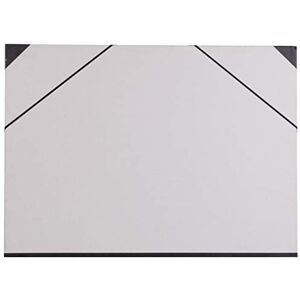 Clairefontaine Ref 44620C Art Folder with Elastic Straps Closure Raw Grey Colour Customisable Vellum Card Surface, Suitable for 50 x 70cm Sized Documents Clairefontaine Ref 44620C Art Folder with Elastic Straps Closure Raw Grey Colour Customisable Vellum Card Surface, Suitable for 50 x 70cm Sized Documents