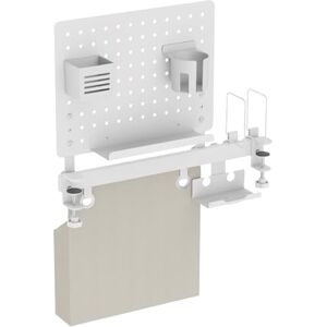 Logilink PB0101 Perforated Plate Organiser for Desks & Rail System with Document Holder, Hole Spacing 32 mm Logilink PB0101 Perforated Plate Organiser for Desks & Rail System with Document Holder, Hole Spacing 32 mm