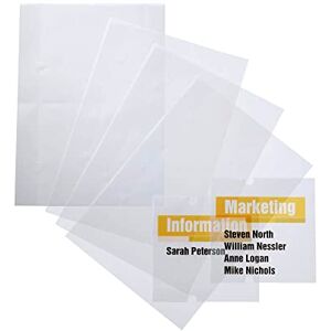 Durable Crystal Sign 483119 EDP-Writeable Refill Film for 4821 Pack of 10 Transparent Durable Crystal Sign 483119 EDP-Writeable Refill Film for 4821 Pack of 10 Transparent