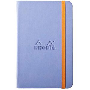 Rhodia 118629C Iris Rigid Notebook A6 192 pages Plain Ivory Clairefontaine Paper 90 g/m Bookmark, Elastic Closure Faux Leather Cover rama Collection Rhodia 118629C Iris Rigid Notebook A6 192 pages Plain Ivory Clairefontaine Paper 90 g/m Bookmark, Elastic Closure Faux Leather Cover rama Collection