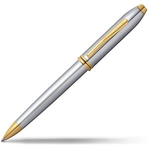 Cross Townsend Medalist Ballpoint Pen with 23CT Gold-Plated Appointments incl. Luxury Gift Box/Refillable Medium Ballpen Cross Townsend Medalist Ballpoint Pen with 23CT Gold-Plated Appointments incl. Luxury Gift Box/Refillable Medium Ballpen