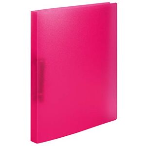 HERMA A4 Pink Translucent Set of 60 Slim 2 Rings 25mm Wide Plastic Ring Binder with Holdback for Kids Boys Girls HERMA A4 Pink Translucent Set of 60 Slim 2 Rings 25mm Wide Plastic Ring Binder with Holdback for Kids Boys Girls