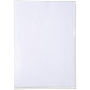 Exacompta Ref 5950E Premium PVC Cut Flush Document Folders Suitable for Storing A4 Documents, 0.18mm Thick PVC Material, Top & Side Opening Clear (Pack of 50) Exacompta Ref 5950E Premium PVC Cut Flush Document Folders Suitable for Storing A4 Documents, 0.18mm Thick PVC Material, Top & Side Opening Clear (Pack of 50)