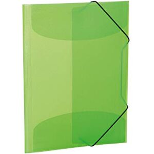HERMA Elastic Folder Translucent in Light Green, A4, Sturdy Plastic, with 3 Inner Flaps, 1 Span Folder HERMA Elastic Folder Translucent in Light Green, A4, Sturdy Plastic, with 3 Inner Flaps, 1 Span Folder