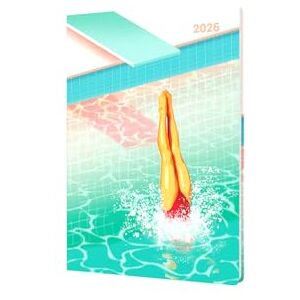 Collins Submerge 2026 12 Month Calendar Year Planner, Week-To-View Diary, A5 Hard Cover Teal (E-SM153.52-26) Collins Submerge 2026 12 Month Calendar Year Planner, Week-To-View Diary, A5 Hard Cover Teal (E-SM153.52-26)