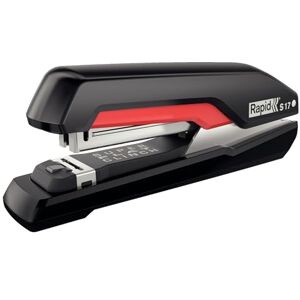 Rapid Supreme S17 Full Strip Stapler, 30 Sheet Capacity, Super Flat Clinch Stapling, Black/Red, 5000538 Rapid Supreme S17 Full Strip Stapler, 30 Sheet Capacity, Super Flat Clinch Stapling, Black/Red, 5000538