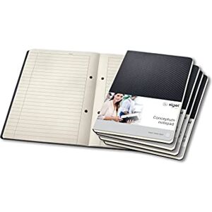 Sigel CO803 Pack of 5 Notepads, approx. A5 (14.9 x 21 cm), lined, hardcover, Black Conceptum Sigel CO803 Pack of 5 Notepads, approx. A5 (14.9 x 21 cm), lined, hardcover, Black Conceptum