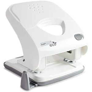 Rapesco 1526 ECO X5-40ps Less Effort 2 Hole Punch, 40 Sheet Capacity, Soft White Rapesco 1526 ECO X5-40ps Less Effort 2 Hole Punch, 40 Sheet Capacity, Soft White