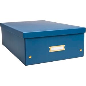 Exacompta Ref 62452E Box of 5 Neo Deco Storage Boxes Delivered Flat Easy to Assemble Thanks to Press Studs Size A3 Dimensions 33 x 50 x 18 cm Blue Exacompta Ref 62452E Box of 5 Neo Deco Storage Boxes Delivered Flat Easy to Assemble Thanks to Press Studs Size A3 Dimensions 33 x 50 x 18 cm Blue