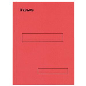 Leitz Esselte Box of 100 Folders with 2 Flaps for Filing Cabinets 160 g Red Leitz Esselte Box of 100 Folders with 2 Flaps for Filing Cabinets 160 g Red