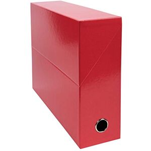 Exacompta Ref 89925E Iderama Collection Transfer Box 250 x 330 x 90mm in Size, Suitable for Holding A4 Documents, Premium Plastic-Coated Pressboard Red Exacompta Ref 89925E Iderama Collection Transfer Box 250 x 330 x 90mm in Size, Suitable for Holding A4 Documents, Premium Plastic-Coated Pressboard Red