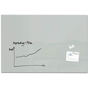 Sigel GL221 Premium Glass magnetic Board, glossy surface, 150 x 100 cm, easy mounting, Grey Artverum Sigel GL221 Premium Glass magnetic Board, glossy surface, 150 x 100 cm, easy mounting, Grey Artverum