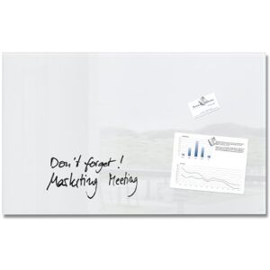 Sigel GL131 Premium Glass magnetic Board, glossy surface, 78 x 48 cm, easy mounting, super White Artverum Sigel GL131 Premium Glass magnetic Board, glossy surface, 78 x 48 cm, easy mounting, super White Artverum