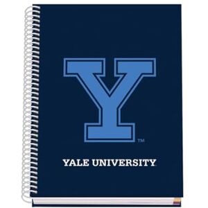 DOHE A5 Squared Notebook Spiral Binding, 100 Sheets of 90 g/m², 5 mm Square, Hardcover, Yale University Navy, FSC Mix AEN-COC-000243, School Supplies Blue DOHE A5 Squared Notebook Spiral Binding, 100 Sheets of 90 g/m², 5 mm Square, Hardcover, Yale University Navy, FSC Mix AEN-COC-000243, School Supplies Blue