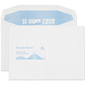 Blake Environmental Biodegradable & Recycled Envelopes C5 (162 x 229mm) Pack of 500 Premium Quality 90GSM Gummed FSC Certified Eco White Envelopes Stationery & Business Supplies (RN027CBC) Blake Environmental Biodegradable & Recycled Envelopes C5 (162 x 229mm) Pack of 500 Premium Quality 90GSM Gummed FSC Certified Eco White Envelopes Stationery & Business Supplies (RN027CBC)