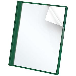 Oxford Clear Front Report Covers, Letter Size, Hunter Green, 25 per Box (55856) Oxford Clear Front Report Covers, Letter Size, Hunter Green, 25 per Box (55856)