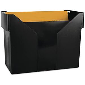 DONAU Mini Archive File Box Plastic Black 5 Files Free/Document Archiving/Type-for Suspension Files/Kind-20 Files/Index-N.a. / Material-Plastic/Label-N.a. / Colour-Black/Format-A4 DONAU Mini Archive File Box Plastic Black 5 Files Free/Document Archiving/Type-for Suspension Files/Kind-20 Files/Index-N.a. / Material-Plastic/Label-N.a. / Colour-Black/Format-A4