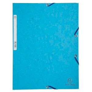 Exacompta Ref 55519E Europa Elasticated 3 Flap Folders (Pack of 25) 24 x 32cm, Suitable for A4 Documents, 400gsm Genuine Premium Pressboard Turquoise Exacompta Ref 55519E Europa Elasticated 3 Flap Folders (Pack of 25) 24 x 32cm, Suitable for A4 Documents, 400gsm Genuine Premium Pressboard Turquoise