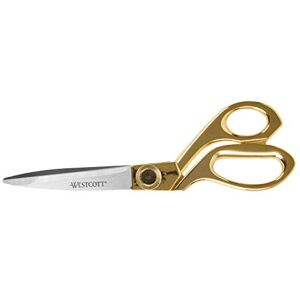 Westcott 17196 8-Inch Stainless Steel Gold Scissors for Office and Home Westcott 17196 8-Inch Stainless Steel Gold Scissors for Office and Home