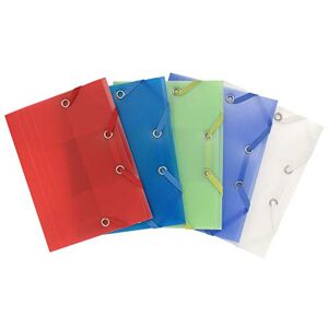 Exacompta Ref 50889E Chromaline Collection PP Elasticated 3-Flap Folders 120 x 160mm in Size, Suitable for Holding Receipts, Polypropylene Material Assorted Colours (25 Pack) Exacompta Ref 50889E Chromaline Collection PP Elasticated 3-Flap Folders 120 x 160mm in Size, Suitable for Holding Receipts, Polypropylene Material Assorted Colours (25 Pack)