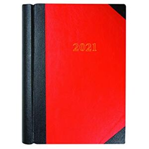Collins 42 A4 Two Pages a Day 2021 Desk Diary Red Collins 42 A4 Two Pages a Day 2021 Desk Diary Red