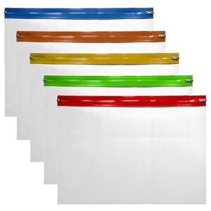 G4GADGET 50 x Clear Transparent A3 Zip Bags 255x180mm for Organizing Valuable Items Puzzles, Jewelary,Small Toys,Food Medicine, Stationery, Documents, Notes, and More G4GADGET 50 x Clear Transparent A3 Zip Bags 255x180mm for Organizing Valuable Items Puzzles, Jewelary,Small Toys,Food Medicine, Stationery, Documents, Notes, and More