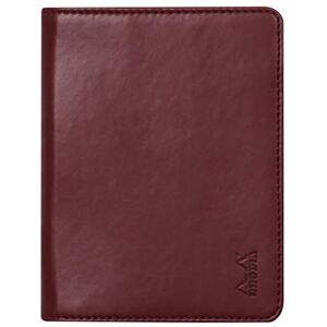 Rhodia 212008C rama Notepad and Document Holder Booklet N°12 Lie de Vin for Notepads or B7 Format Notebooks (8.5x12 cm) Premium Italian Faux Leather rama Collection Rhodia 212008C rama Notepad and Document Holder Booklet N°12 Lie de Vin for Notepads or B7 Format Notebooks (8.5x12 cm) Premium Italian Faux Leather rama Collection