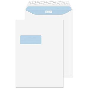 Blake Office B4 352 x 250 mm 120 gsm Peel & Seal Pocket Standard Window Envelopes (38116) Ultra White Wove Pack of 250 Blake Office B4 352 x 250 mm 120 gsm Peel & Seal Pocket Standard Window Envelopes (38116) Ultra White Wove Pack of 250