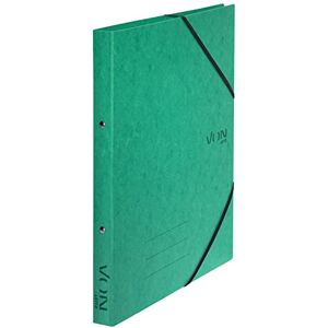 Leitz VON 30120055 A4 Ring Binder, Cardboard, with 2 Rings and Elastic Closure, 25 mm Spine Width, for 140 Sheets, Ring Mechanism, for School, Study & Home, Pack of 5, Green Leitz VON 30120055 A4 Ring Binder, Cardboard, with 2 Rings and Elastic Closure, 25 mm Spine Width, for 140 Sheets, Ring Mechanism, for School, Study & Home, Pack of 5, Green
