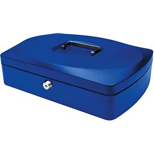 Q-Connect Cash Box Extra Large 325x85x235mm Blue/Office Equipment/Type-Extra Large/Shape-Rounded/Material-Metal/Colour-Blue/Dimensions (mm)-325x85x235 Q-Connect Cash Box Extra Large 325x85x235mm Blue/Office Equipment/Type-Extra Large/Shape-Rounded/Material-Metal/Colour-Blue/Dimensions (mm)-325x85x235