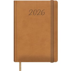 DOHE 2026 Daily Planner – Day per Page, A5 (15x21 cm), Hardcover Leatherette, Elastic Closure, Bookmark, 12 Months January to December, Annual Planner in Spanish – Samba Camel DOHE 2026 Daily Planner – Day per Page, A5 (15x21 cm), Hardcover Leatherette, Elastic Closure, Bookmark, 12 Months January to December, Annual Planner in Spanish – Samba Camel