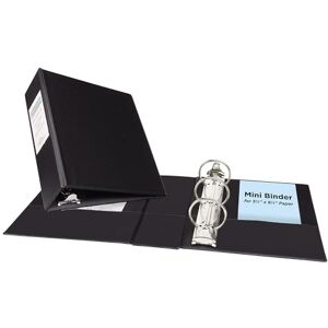 Avery 27554 Black Vinyl Ring Binder (Vinyl, Black, 375 Sheets, 5.08 cm) Avery 27554 Black Vinyl Ring Binder (Vinyl, Black, 375 Sheets, 5.08 cm)