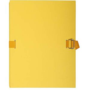 Exacompta Ref 223035E Expanding Folder 240 x 320mm in Size, Suitable for Storing A4 Documents, Expands Up To 13cm , Coloured Canvas with Matching Strap Yellow (pack 5) Exacompta Ref 223035E Expanding Folder 240 x 320mm in Size, Suitable for Storing A4 Documents, Expands Up To 13cm , Coloured Canvas with Matching Strap Yellow (pack 5)