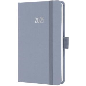 Sigel J5406 Weekly Planner Jolie 2025, FSC-Certified, 2 Pages = 1 Week, hardcover with a Fabric Surface, Approx. A6, Lilac, 174 Pages Sigel J5406 Weekly Planner Jolie 2025, FSC-Certified, 2 Pages = 1 Week, hardcover with a Fabric Surface, Approx. A6, Lilac, 174 Pages