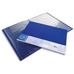 Exacompta Ref 88202E Opaque PP Display Book 240 x 320mm in Size, Suitable for A4 Documents, Crystal Clear Pockets, 0.8mm Polypropylene, 20 Pockets, 40 Viewing Pages Blue Exacompta Ref 88202E Opaque PP Display Book 240 x 320mm in Size, Suitable for A4 Documents, Crystal Clear Pockets, 0.8mm Polypropylene, 20 Pockets, 40 Viewing Pages Blue