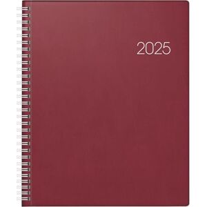 BRUNNEN Book Calendar Model Manager Wt 7 weektimer 2025 210 x 260 mm, Plastic, Wine Red BRUNNEN Book Calendar Model Manager Wt 7 weektimer 2025 210 x 260 mm, Plastic, Wine Red