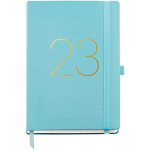 Miquelrius 2023 annual diary Week to View Plus size 155 x 213 mm (approx A5) Rigid cover imitation leather stitched Elastic band Catalan, English and Portuguese Aquamarine Miquelrius 2023 annual diary Week to View Plus size 155 x 213 mm (approx A5) Rigid cover imitation leather stitched Elastic band Catalan, English and Portuguese Aquamarine