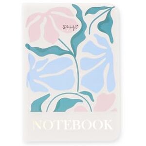 Mr. Wonderful A6 notebook Floral print Stitched binding Mr. Wonderful A6 notebook Floral print Stitched binding
