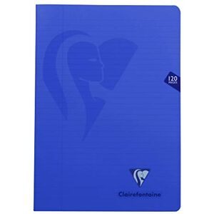 Clairefontaine 303525C Set of 10 Mimesys Stapled Notebooks A4 21x29.7 cm 120 Lined Pages with Margin White Paper 90 g Transparent Polypro Cover Random Colours Clairefontaine 303525C Set of 10 Mimesys Stapled Notebooks A4 21x29.7 cm 120 Lined Pages with Margin White Paper 90 g Transparent Polypro Cover Random Colours