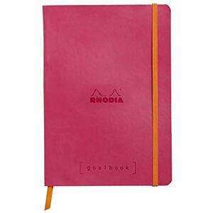 Rhodia 117752C Notebook Bullet Journal Goalbook Raspberry A5 14.8x21 cm Dotted 240 pages Ivory 90g/m² paper 2 Ribbons, Elastic closure Leatherette Rhodia 117752C Notebook Bullet Journal Goalbook Raspberry A5 14.8x21 cm Dotted 240 pages Ivory 90g/m² paper 2 Ribbons, Elastic closure Leatherette