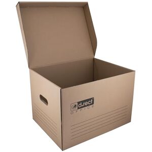 D.RECT Pack of 6 Archive Box 2100 Storage Box 431 x 333 x 294 mm D.RECT Pack of 6 Archive Box 2100 Storage Box 431 x 333 x 294 mm