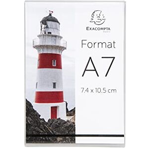 Exacompta Ref. 87058HD 1 Set of 10 vertical A7 label holders Crystal Exacompta Ref. 87058HD 1 Set of 10 vertical A7 label holders Crystal