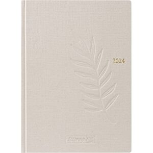BRUNNEN Daily calendar model 736 2024, 1 page = 1 day, sheet size 10 x 14 cm, hemp BRUNNEN Daily calendar model 736 2024, 1 page = 1 day, sheet size 10 x 14 cm, hemp