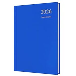 Collins Essential 2026 12 Month Calendar Year Planner, Day-To-Page with 1/2 Hourly Appointments Diary, A5 Hard Cover Blue (ESSA51A.60-26) Collins Essential 2026 12 Month Calendar Year Planner, Day-To-Page with 1/2 Hourly Appointments Diary, A5 Hard Cover Blue (ESSA51A.60-26)