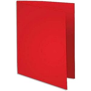 Exacompta Ref 340012E Super Pastel Square Cut Folders 24 x 32cm in Size, Suitable for Storing & Holding A4 Documents, 160gsm Card Red (Pack of 100) Exacompta Ref 340012E Super Pastel Square Cut Folders 24 x 32cm in Size, Suitable for Storing & Holding A4 Documents, 160gsm Card Red (Pack of 100)