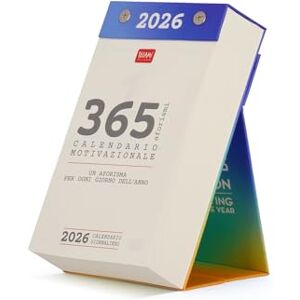 LEGAMI 2026 Daily Table Calendar, Calendar with Aphorisms, Different Aphorism Every Day, 365 Removable Sheets, FSC Certified Paper, Italian Edition, 10 x 17 cm LEGAMI 2026 Daily Table Calendar, Calendar with Aphorisms, Different Aphorism Every Day, 365 Removable Sheets, FSC Certified Paper, Italian Edition, 10 x 17 cm