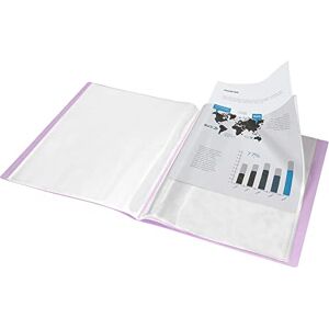 Liderpapel Window Folder 40 Pockets Polypropylene DIN A4 Lavender Opaque Liderpapel Window Folder 40 Pockets Polypropylene DIN A4 Lavender Opaque