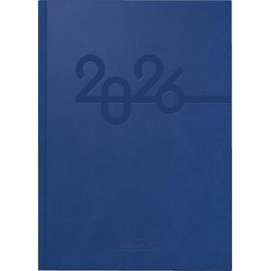 BRUNNEN Book Calendar Model 798 2026 A5, Faux Leather, Blue BRUNNEN Book Calendar Model 798 2026 A5, Faux Leather, Blue