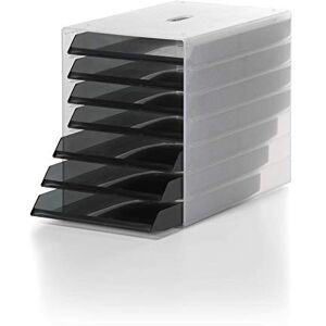 Durable Idealbox Storage Box with 7 Letter Trays C4 Grey Durable Idealbox Storage Box with 7 Letter Trays C4 Grey